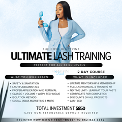 1-On-1 Lash Course: Beginner Lash Training