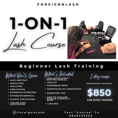 1-On-1 Lash Course: Beginner Lash Training